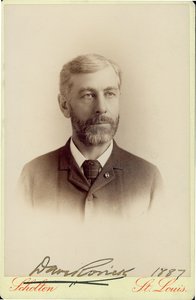 Bust Portrait of 1st Lieutenant Dave Rorick Wearing a Suit and Tie, and Facing Forward